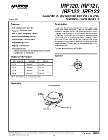 浏览型号IRF120的Datasheet PDF文件第1页