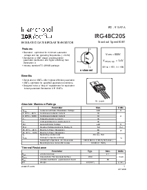 浏览型号IRG4BC20S的Datasheet PDF文件第1页