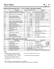 浏览型号IRLZ14的Datasheet PDF文件第2页