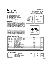 浏览型号IRLU120N的Datasheet PDF文件第1页