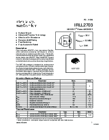 浏览型号IRLL2703的Datasheet PDF文件第1页