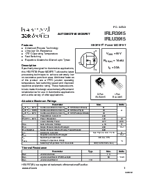 浏览型号IRLR3915的Datasheet PDF文件第1页