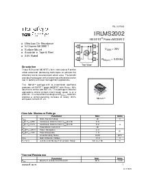 浏览型号IRLMS2002的Datasheet PDF文件第1页