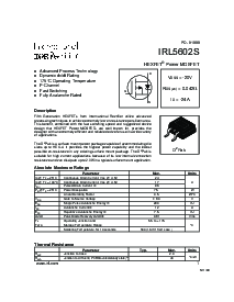 浏览型号IRL5602S的Datasheet PDF文件第1页