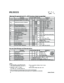 浏览型号IRL5602S的Datasheet PDF文件第2页