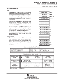 浏览型号MSP430F1491IRTD的Datasheet PDF文件第11页