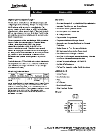浏览型号ISL6294IRZ-T的Datasheet PDF文件第1页