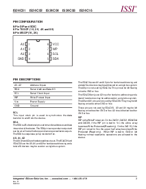 浏览型号IS24C08-2PI的Datasheet PDF文件第3页