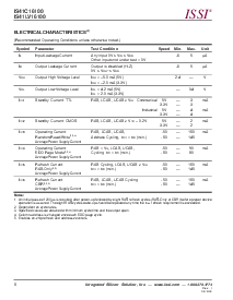 浏览型号IS41LV16100-50K的Datasheet PDF文件第6页