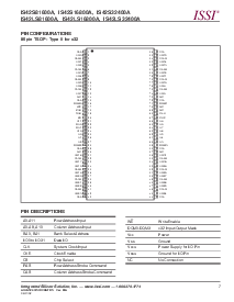 浏览型号IS42S32400A-10TI的Datasheet PDF文件第7页