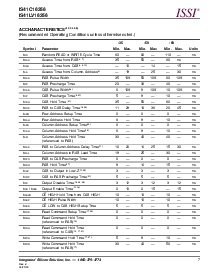 浏览型号IS41C16256-35K的Datasheet PDF文件第7页