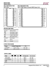 浏览型号IS61C1024L-12HI的Datasheet PDF文件第2页