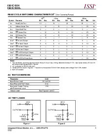 浏览型号IS61C1024-15H的Datasheet PDF文件第5页