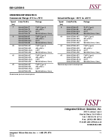 浏览型号IS61LV25616-12TI的Datasheet PDF文件第11页