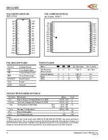 浏览型号IS61LV256-8J的Datasheet PDF文件第2页