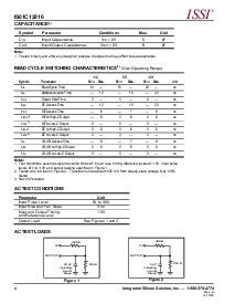 浏览型号IS61C12816-20T的Datasheet PDF文件第4页