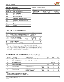 浏览型号IS61LV12816-10T的Datasheet PDF文件第3页