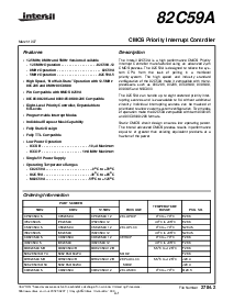 浏览型号IS82C59A-12的Datasheet PDF文件第1页