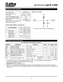 浏览型号ispLSI1016E-125LT44的Datasheet PDF文件第4页