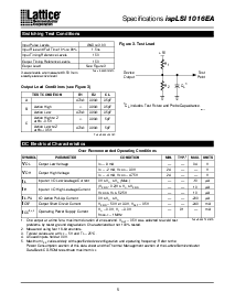 浏览型号ispLSI1016EA-100LT44的Datasheet PDF文件第5页