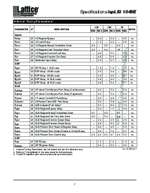 浏览型号ISPL1048E-100LQ的Datasheet PDF文件第7页