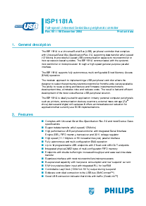 浏览型号ISP1181ADGG的Datasheet PDF文件第1页