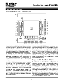 浏览型号ispLSI1024EA-200LT100的Datasheet PDF文件第2页