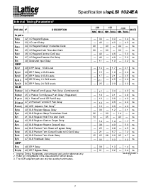 浏览型号ispLSI1024EA-200LT100的Datasheet PDF文件第7页