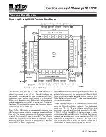 浏览型号ispLSI1032-60LG/883的Datasheet PDF文件第2页
