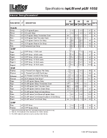 浏览型号ispLSI1032-60LG/883的Datasheet PDF文件第6页