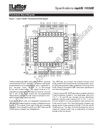 浏览型号ispLSI1032E-100LT的Datasheet PDF文件第2页