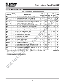 浏览型号ispLSI1032E-100LT的Datasheet PDF文件第6页