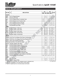 浏览型号ispLSI1032E-100LT的Datasheet PDF文件第7页