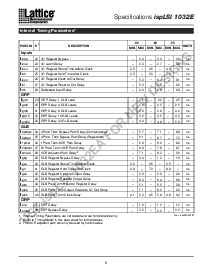 浏览型号ispLSI1032E-100LT的Datasheet PDF文件第8页