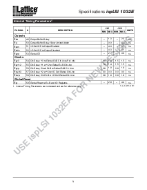 浏览型号ispLSI1032E-100LT的Datasheet PDF文件第9页