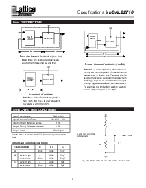 浏览型号ISPGAL22V10C-15LJ的Datasheet PDF文件第9页