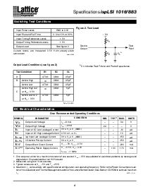 浏览型号ispLSI 1016-60LH/883的Datasheet PDF文件第4页