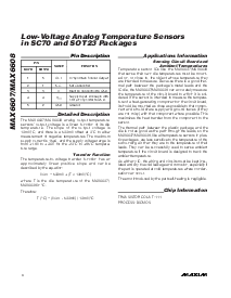 浏览型号MAX6608IUK-T的Datasheet PDF文件第4页