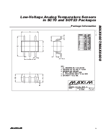 浏览型号MAX6608IUK-T的Datasheet PDF文件第5页