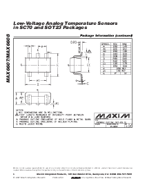 浏览型号MAX6608IUK-T的Datasheet PDF文件第6页