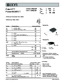 浏览型号IXTT64N25P的Datasheet PDF文件第1页