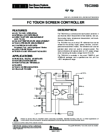 浏览型号TSC2003IZQCR的Datasheet PDF文件第1页