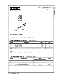 浏览型号J110的Datasheet PDF文件第1页