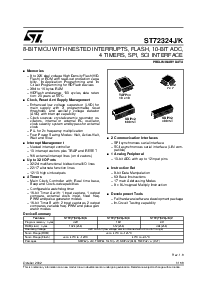 浏览型号ST72F324J4B6的Datasheet PDF文件第1页