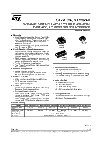 浏览型号ST72F324J4T6的Datasheet PDF文件第1页