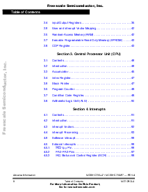 浏览型号MC68HC705SJ7CP的Datasheet PDF文件第8页