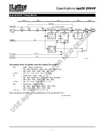浏览型号ISPLSI2064V-80LJ84I的Datasheet PDF文件第7页