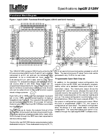 浏览型号ISPLSI2128V-80LJ84I的Datasheet PDF文件第2页