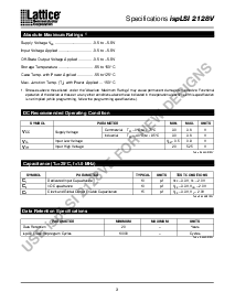 浏览型号ISPLSI2128V-80LJ84I的Datasheet PDF文件第3页
