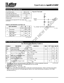 浏览型号ISPLSI2128V-80LJ84I的Datasheet PDF文件第4页